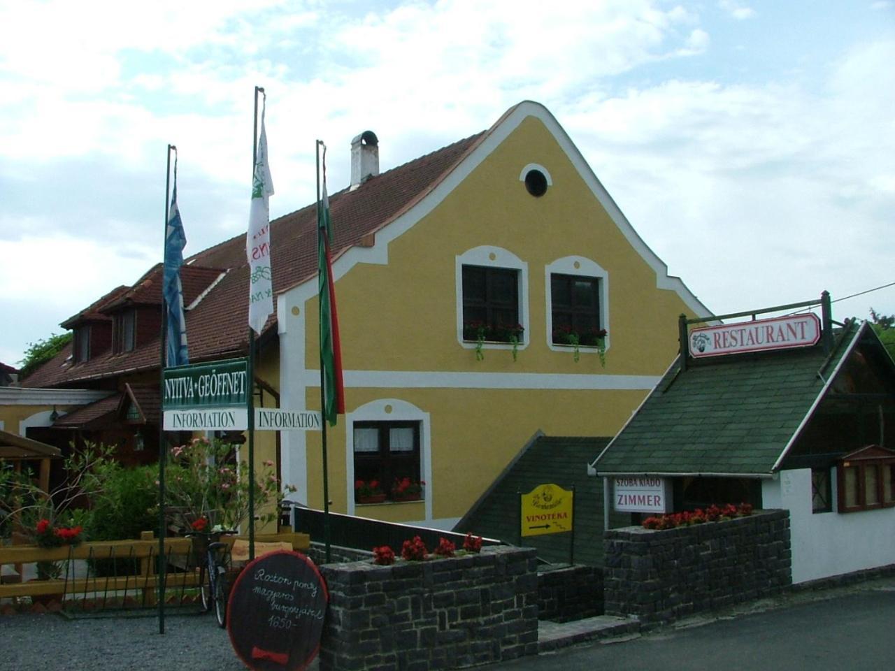 Hotel Borbarátok Panzió Badacsonytomaj Esterno foto